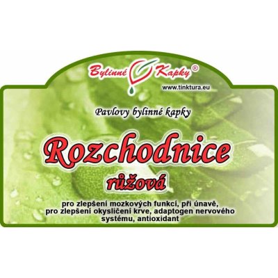 Bylinné kapky Rhodiola Rozchodnice kapky 50 ml – Hledejceny.cz