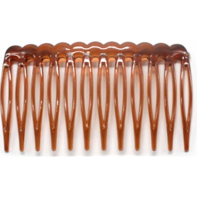 Hřebínek s vlnitým okrajem Barva: hnědá – Zboží Dáma