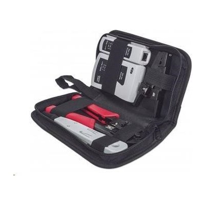 Intellinet 4-Piece Network Tool Kit, sada nářadí: cable tester, krimpovací kleště, LSA narážecí nástroj, stripovač – Zboží Dáma