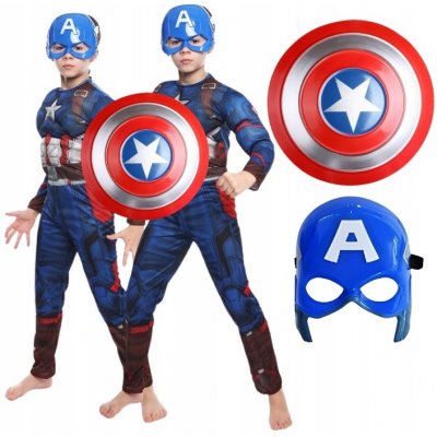 KAPITÁN AMERIKA SUPERHRDINA MASKA ŠTÍT SVALY – Zboží Dáma