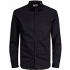 Pánská Košile Jack&Jones Plus pánská košile JPRBLACARDIFF Loose Fit 12235157 black