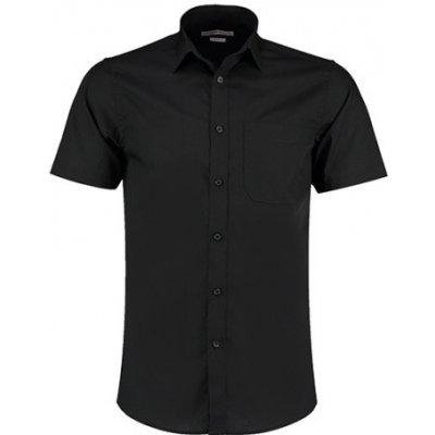 Kustom Kit pánská popelínová košile black KK141 – Zboží Mobilmania