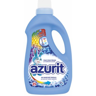 Azurit tekutý prací prostředek na barevné prádlo pro praní při nízkých teplotách 1 l 25 PD