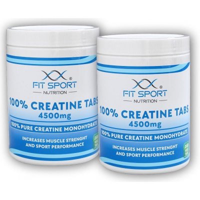 FitSport Nutrition 100% Creatine Tabs 4500 480 tablet – Hledejceny.cz