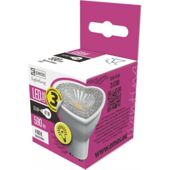 Emos LED žárovka Premium MR16 6,3W GU10 Neutrální bílá