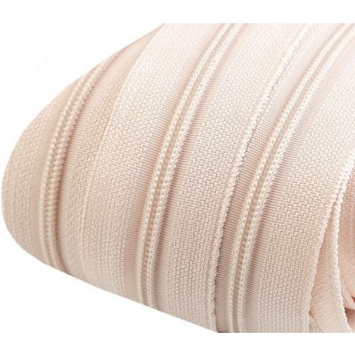 Zip spirálový šíře 3 mm metráž pro jezdce typu BX 031 béžová světlá – Hledejceny.cz