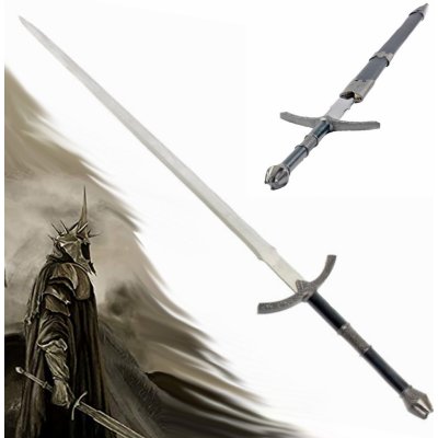 Chladné Zbraně Angmaru Witch-King´s Sword" černokněžného krále ocelový – Zboží Mobilmania