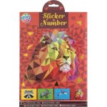 Lepení podle čísel Lev – Zboží Mobilmania