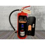 Barcanox Hasící přístroj červený Bar s třešňovým dřevem – Zboží Dáma