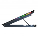 EVOLVEO Ania 16, chladicí podložka pod notebook, 1x ventilátor, RGB podsvícení – Sleviste.cz