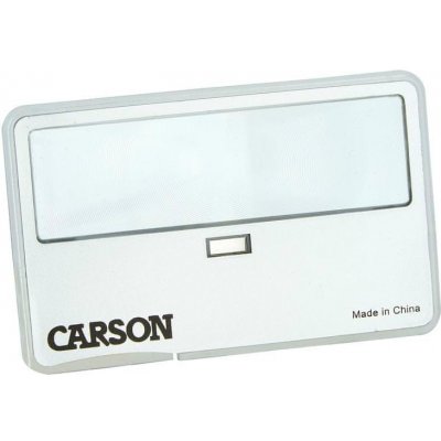 Carson MC-99 lupa s LED osvětlením formát kredit karty 3x