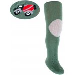 Yo dětské protiskluzové punčocháče pro zdravé lezení a první krůčky olivové-míchačka – Sleviste.cz