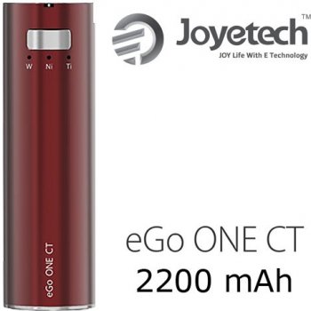 Joyetech eGo ONE CT baterie Cherry Red 2200mAh