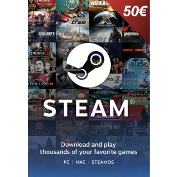 Valve Steam Dárková Karta 50 €