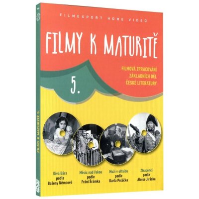 Filmy k maturitě 5., 4 digipack DVD – Zboží Mobilmania