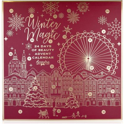 Accentra Adventní kalendář Winter Magic Bordeaux – Zboží Mobilmania
