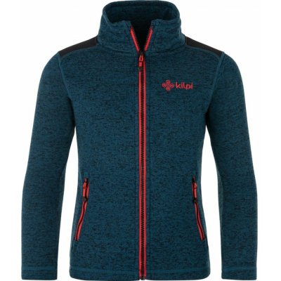 KILPI Chlapecký celorozepínací svetr Regin-jb tmavě šedá – Sleviste.cz