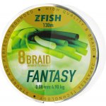 Zfish Šnůra Fantasy 8-Braid 130m 0,12mm – Zboží Dáma