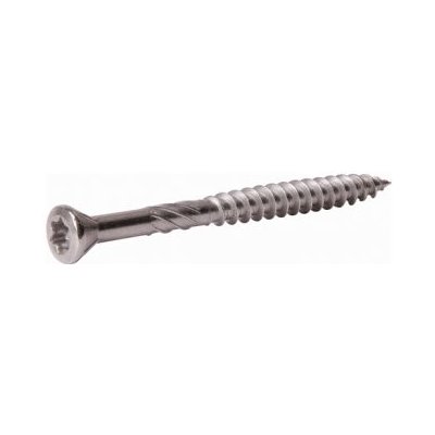 PROFISTYL TERASO Terasový vrut s frézovacím segmentem TORX, s řeznou špičkou nerez AISI 410 kalená Varianta: Vrut ZH TX fréz.seg.AISI-410 5,0x050 šp. – HobbyKompas.cz