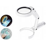 Verk 09152 Multifunkční lupa s LED osvětlením, zvětšení 11x, 5x – Zboží Dáma