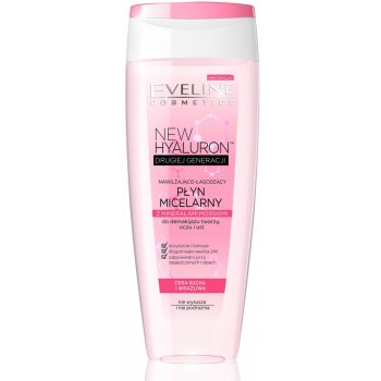 Eveline Cosmetics New Hyaluron hydratační - zklidňující micelární roztok s mořskými minerály 200 ml