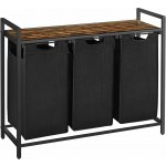 Songmics Vasagle Ovules 114 l černý/hnědý – Sleviste.cz