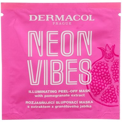 Dermacol Neon Vibes Illuminating Peel-Off Mask 8 ml – Hledejceny.cz