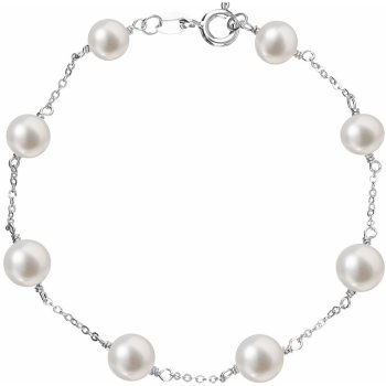 Evolution Group perlový z pravých říčních perel 23008.1 bílý