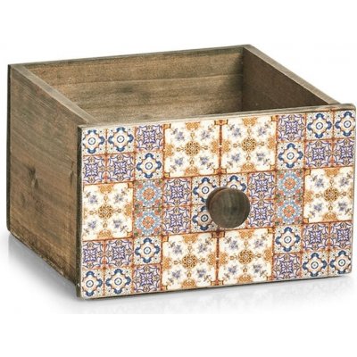 ZELLER Dekorativní dřevěná zásuvka MOSAIC 17 x 18,5 x 11,5 cm – Hledejceny.cz
