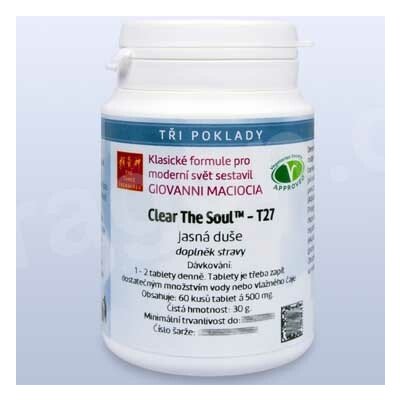 Giovanni Maciocia T27 Jasná duše Clear the Soul 60 tablet – Hledejceny.cz