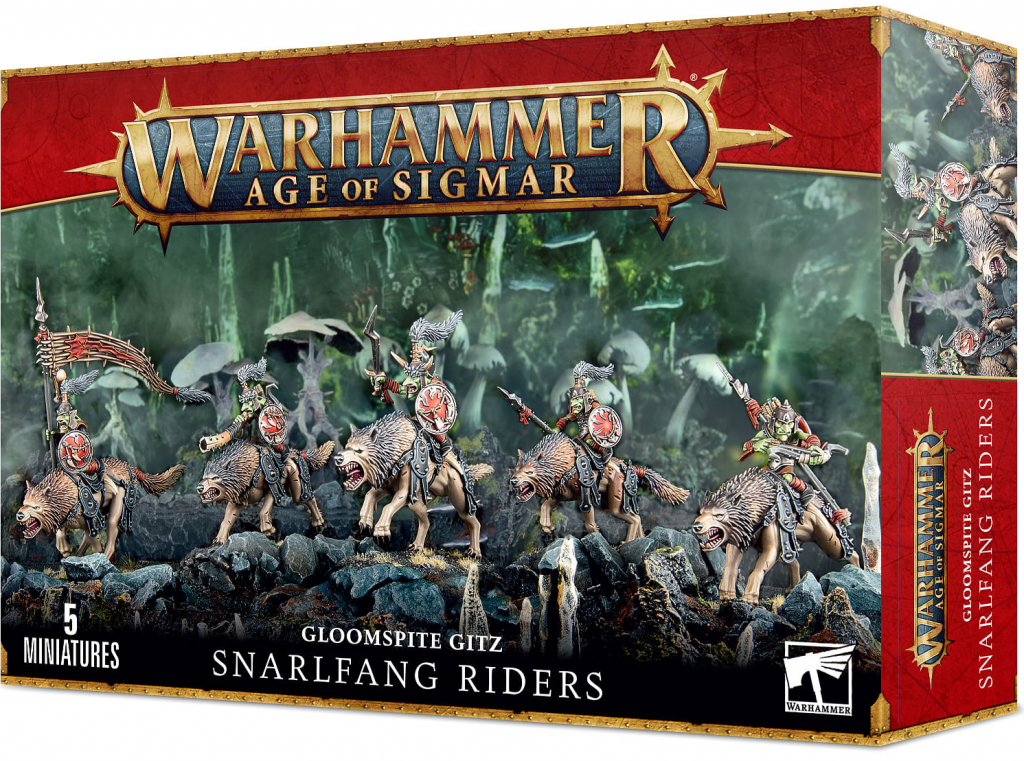 GW Warhammer Age of Sigmar Gloomspite Gitz Snarlfang Riders