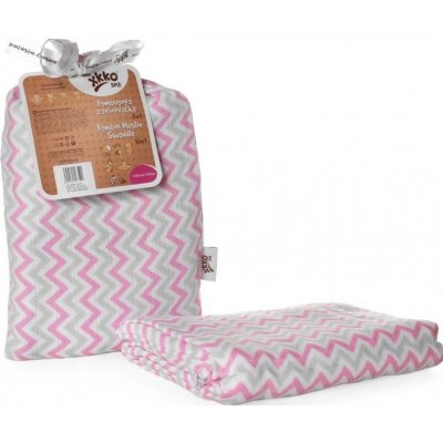 Kikko Zavinovačka bambus Scandinavian Pink chevron – Hledejceny.cz