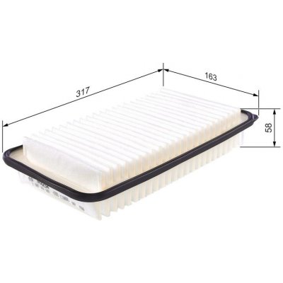 BOSCH 1 987 429 183 Vzduchový filtr (1987429183) – Hledejceny.cz