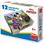 Dino Toys Kubus Mickey a Minnie 12 kostek – Hledejceny.cz