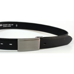 Penny Belts kožený opasek 35-020-4PS-60 černý