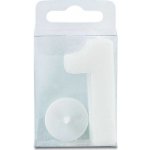 Stadter Svíčka ve tvaru číslice 1 mini bílá – Hledejceny.cz