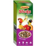 Avicentra Sticks tyčinky ovocné ořechové pro malé papoušky 110 g – HobbyKompas.cz
