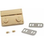 Sada zapínání na tašku 27x41 mm - zlatá klasik – Zboží Dáma