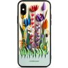 Pouzdro a kryt na mobilní telefon Apple Pouzdro Mobiwear Glossy Apple iPhone XS - G015G Barevné květinky