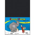 STEPA Kreslicí karton A3 (180g/m2, 50ks) černý – Hledejceny.cz