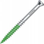Terasové vruty 5,5×60 mm – nerez A4, zelený kluzný vosk (200 ks + bit) – Hledejceny.cz