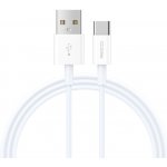 Recci RS06C Nabíjecí a datový USB-A s konektorem USB-C,1M, bílý – Hledejceny.cz