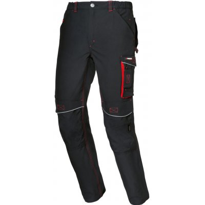 Parkside Pánské pracovní kalhoty s podšívkou černá/červená – Sleviste.cz
