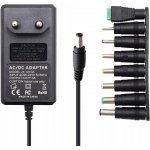 Univerzální napájecí adaptér Izoxis 30W, nastavitelný, 6 koncovek, USB – Hledejceny.cz