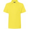 Dětské tričko James & Nicholson Dětská polokošile JN070k Žlutá