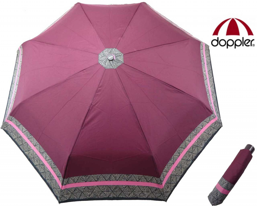 Doppler Fiberglas deštník skládací dámský fialový od 469 Kč - Heureka.cz