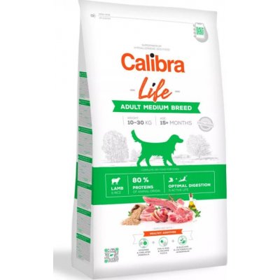 Calibra Dog Life Adult Medium Breed Lamb Hmotnost (g/kg): 2,5kg