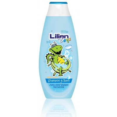 Lilien Boys 2v1 dětský šampon a pěna pro chlapce 400 ml