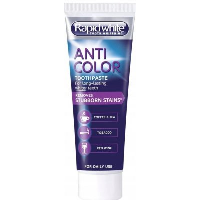 Rapid White Anti Color proti zabarvení zubů 75 ml – Hledejceny.cz