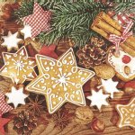 Alvarak Vánoční ubrousky V038 20ks 3V 33x33cm – Zboží Dáma